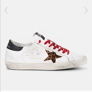 Golden Goose leopard super stars
